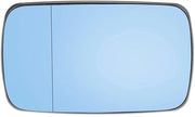 Specchio retrovisore elettrico con funzione di riscaldamento, per auto con cambio manuale o automatico, per serie 3 BMW E46 318i 320i 325i 330i 1998-2006, colore bianco/blu