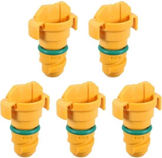 Set di sfregamento per olio - 5 pezzi - Prevenzione perdite di olio - Colore: Arancione e Verde - Duraturo e affidabile - Adatto per motori - Qualità...