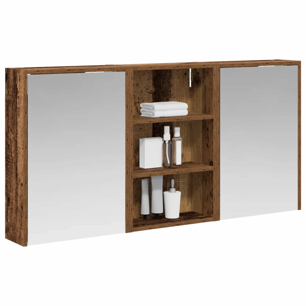 Set di Armadi da Bagno 3 pz 126 x 16 x 62.5 cm 3403830