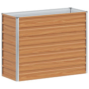 Fioriere | Cassetta per fiori | Letto rialzato da giardino Marrone Chiaro 100 x 40 x 77 cm