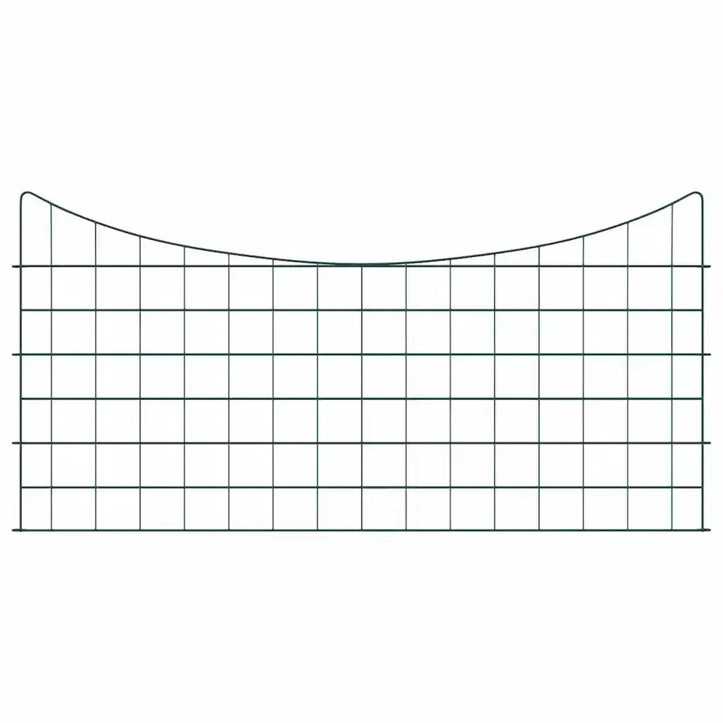 Set di Recinzione per Stagno 5 pcs Verde 100 x 50 cm Acciaio 42017315