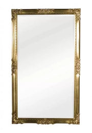 Mobili2g - specchiera in foglia oro rettangolare misure: 62 x 82 x 5,5