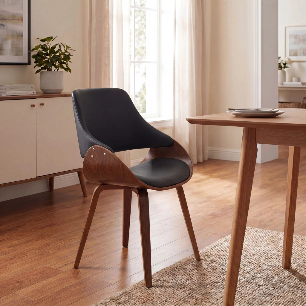 Sedia per sala da pranzo Vangale in ecopelle 2