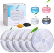 Vervandosi filtro per animali domestici 6 pezzi per fontane per animali da 3,2L/3,5L (FN-W06/W08L)