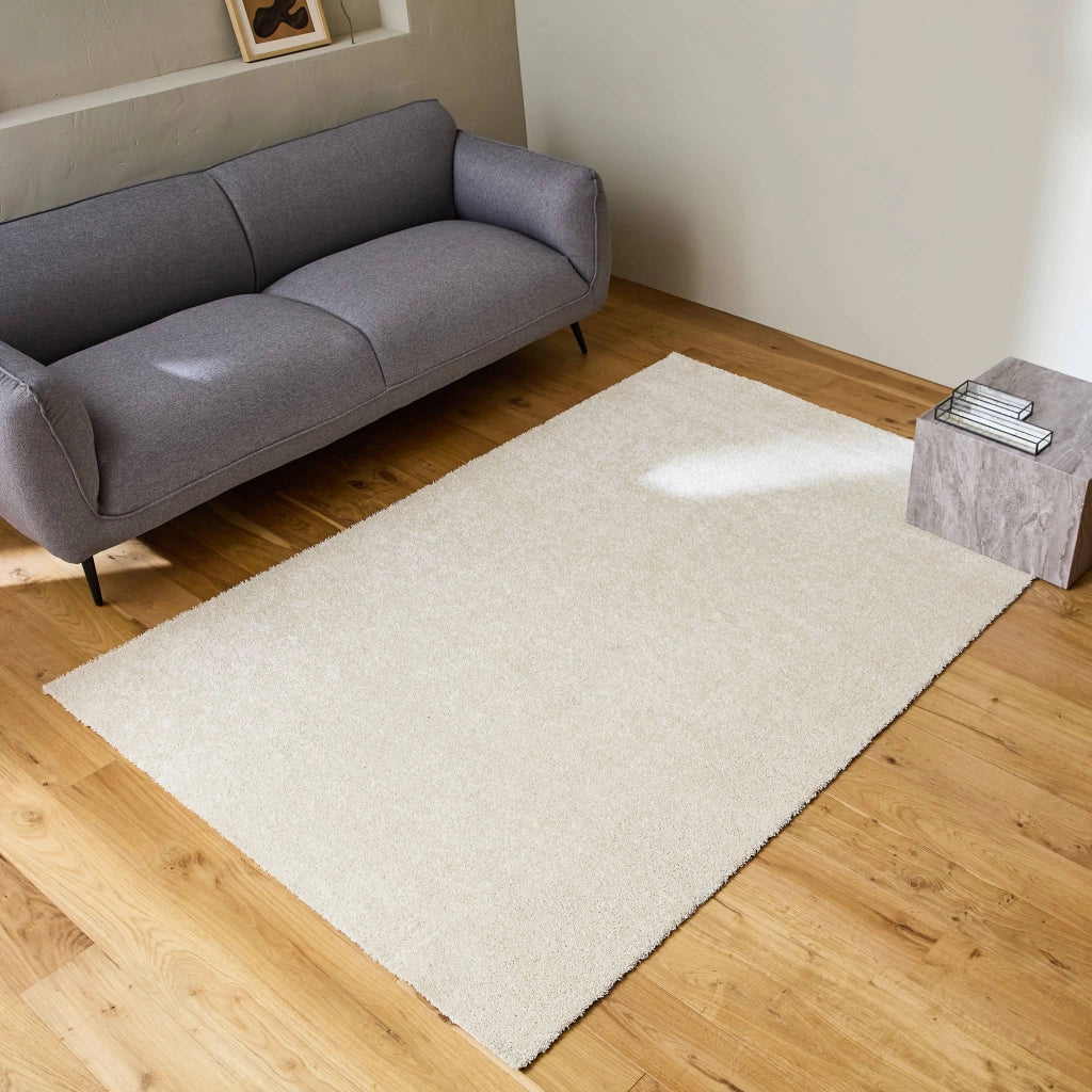 Tappeto per interni in velluto riccio crema, 120x170cm i sweeek