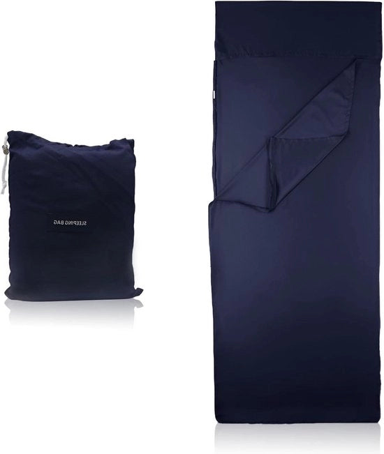 Zaino da campeggio ultraleggero - 90 x 220 cm - microfibra - morbido come seta - sacco a pelo - sacco da interna - rifugi - escursioni - campeggio - arrampicata alpina