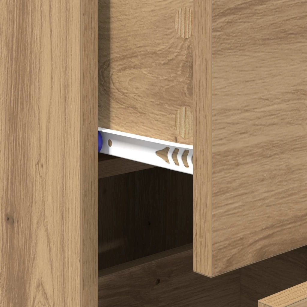 Credenza Rovere artigianale 34,5 x 34 x 90 cm Legno multistrato 881559