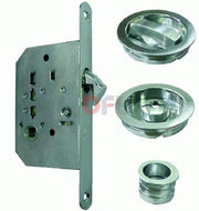 KIT PER PORTE SCORREVOLI SERRATURA MANIGLIE E NICCHIA  mm 48