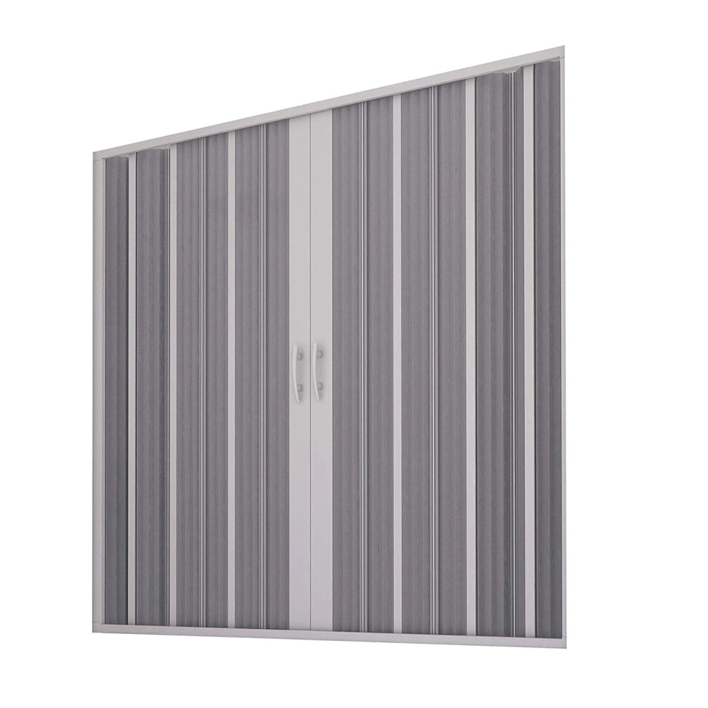 Porta Doccia Sopravasca 170 cm in PVC a soffietto con Apertura Centrale H 150 cm colore Bianco mod. Flex