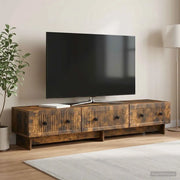 Mobile TV Rovere Fumo 147 x 34,5 x 30 cm Legno ingegnerizzato 894020