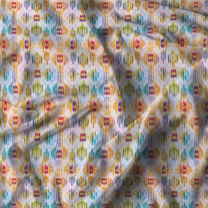 Copripiumino Matrimoniale con Federe Stampato in Puro Cotone Galax