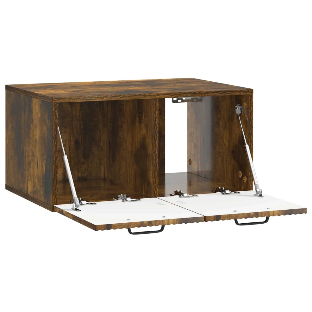 Mobile Porta TV da Muro Rovere Fumo 59,5 x 41 x 30 cm