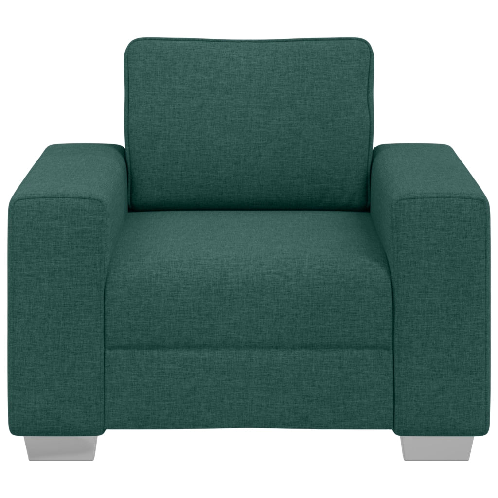 Poltrona  Verde Scuro 59 cm in Tessuto