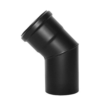 CURVA A 45  ° PELLET SMALTATO- Diam. 80- DK- pezzi 1