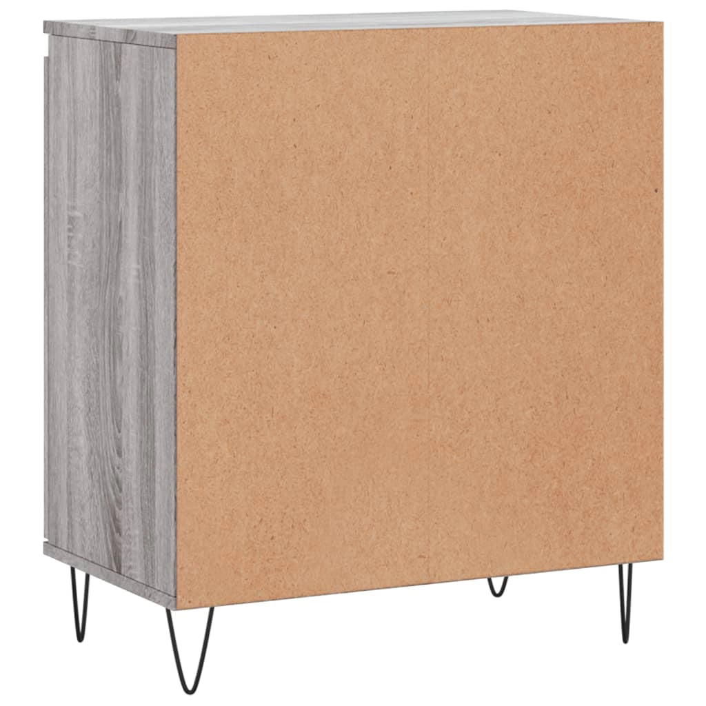 Buffet credenza cassettiera armadio mobile contenitore organizer cucina soggiorno Sonoma 60 x 35 x 70 cm legno ingegnerizzato grigio 02_0036405