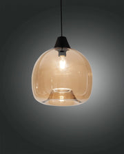 EDISON 3490-59-125 VETRO AMBRA PICCOLO COMPLETO DI CAVO X KIT LUCI