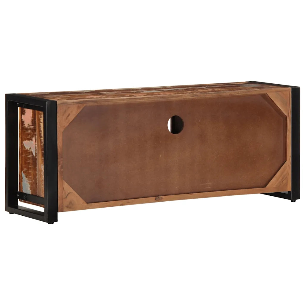Mobile Porta TV 100x30x40 cm in Legno Massello di Recupero