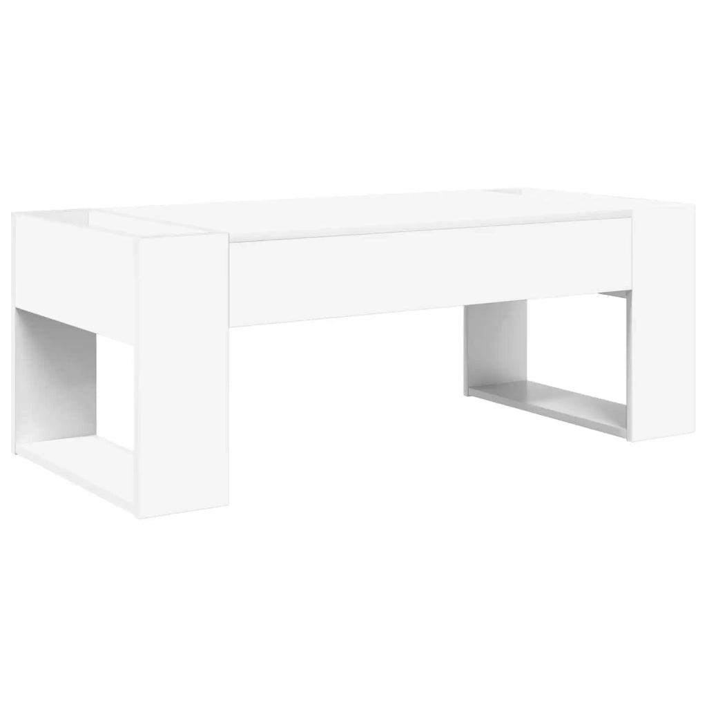 Tavolino da salotto Bianco 110 x 50 x 41 cm Legno multistrato