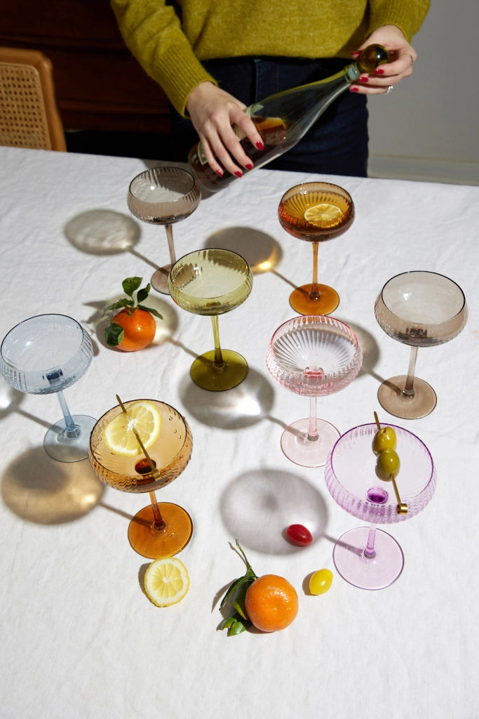 The Lou -  Bicchiere Coupe - Set Da 2 Colore Oliva