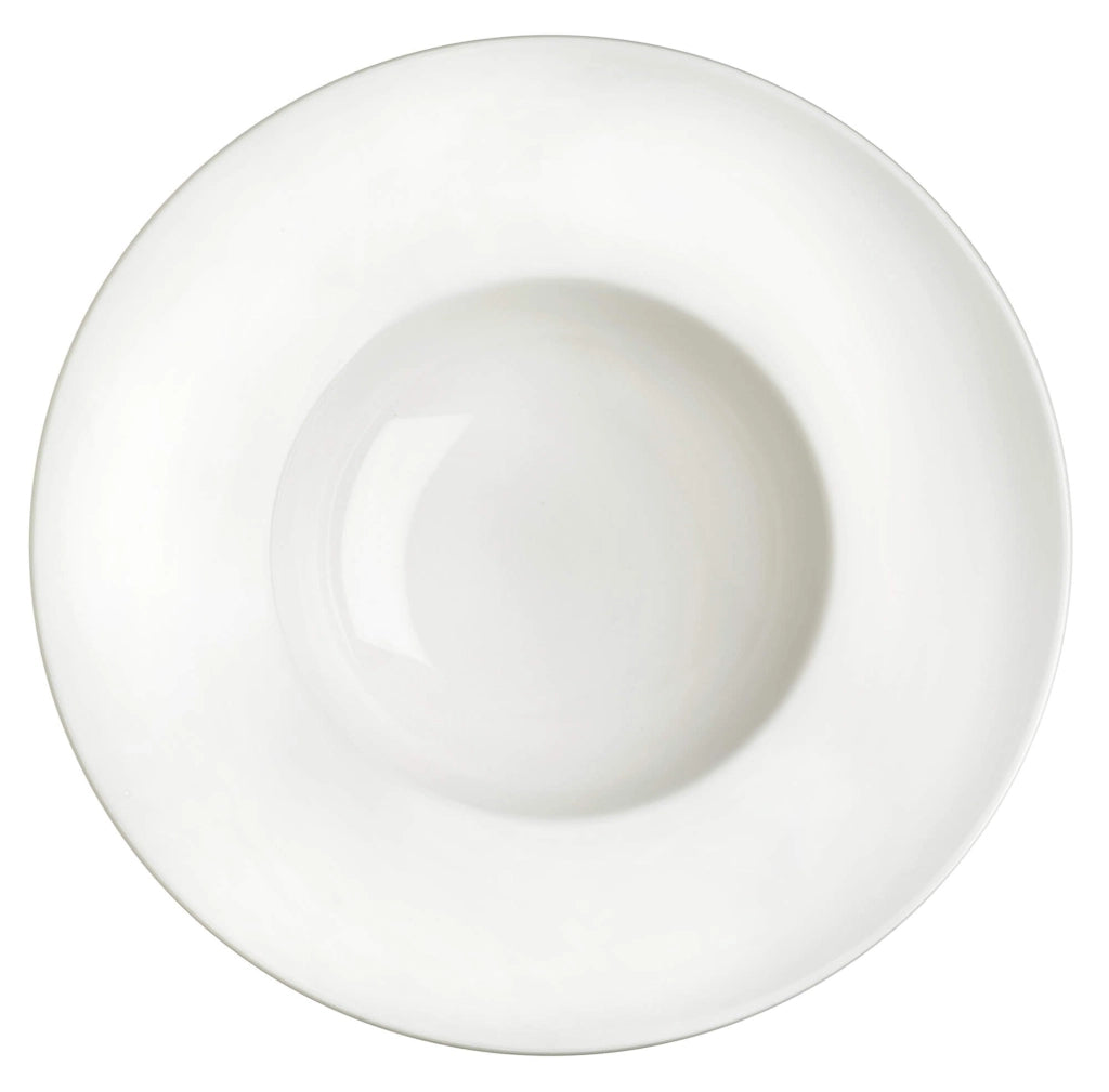 Set 4 Piatti Fondi Ø30 cm in Porcellana Allluminica Kaleidos Aluxina Pasta Bowl Bianchi