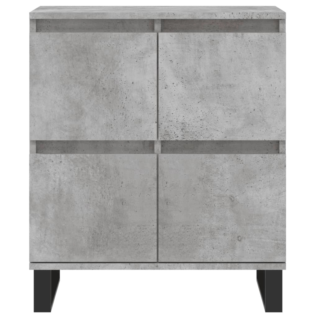 Buffet credenza cassettiera armadio mobile contenitore organizer per cucina soggiorno salotto 60 x 35 x 70 cm legno ingegnerizzato grigio 02_0031973