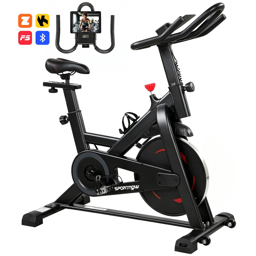 Ciclismo Indoor Bicicletta ¨C zephmum ¨C Regolabile con APP Magnetica LCD