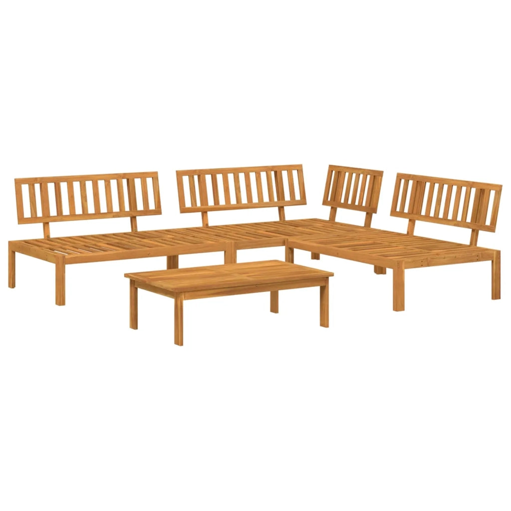 Set di divani 4 pcs Talpa Legno di Acacia Massello 3418499