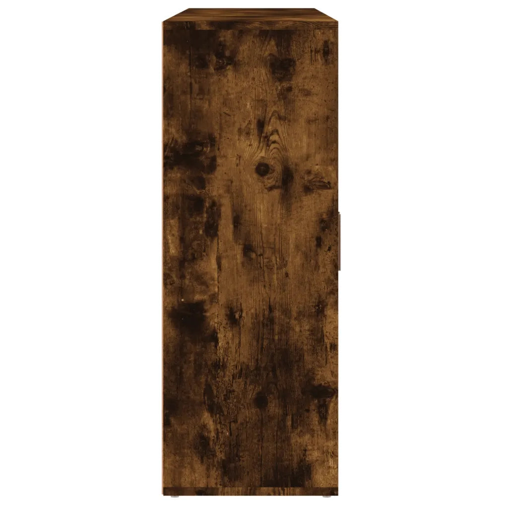 Credenze 3 pz | Madia | Buffet da pranzo | Armadio da pranzo Rovere Fumo 60x31x84 cm in Legno Multistrato