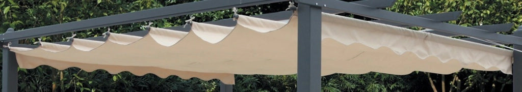 RICAMBIO TELO TOP DI COPERTURA PER PERGOLA RETRATTILE MT.3X4 ANNO 2017