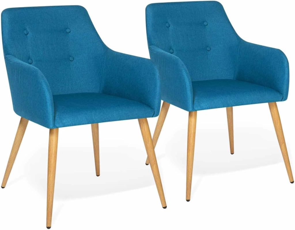 Set di 2 poltrone DANIA blu anatra