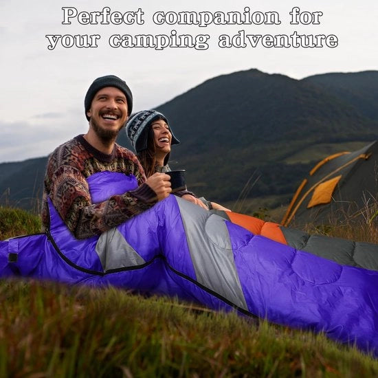 Sacco da campeggio 3-4 stagioni per esterno per un adulto Unico adulto Impermeabile Leggero Sacco da campeggio ultraleggero per adulti Bambini Campeggio Escursioni Viaggi
