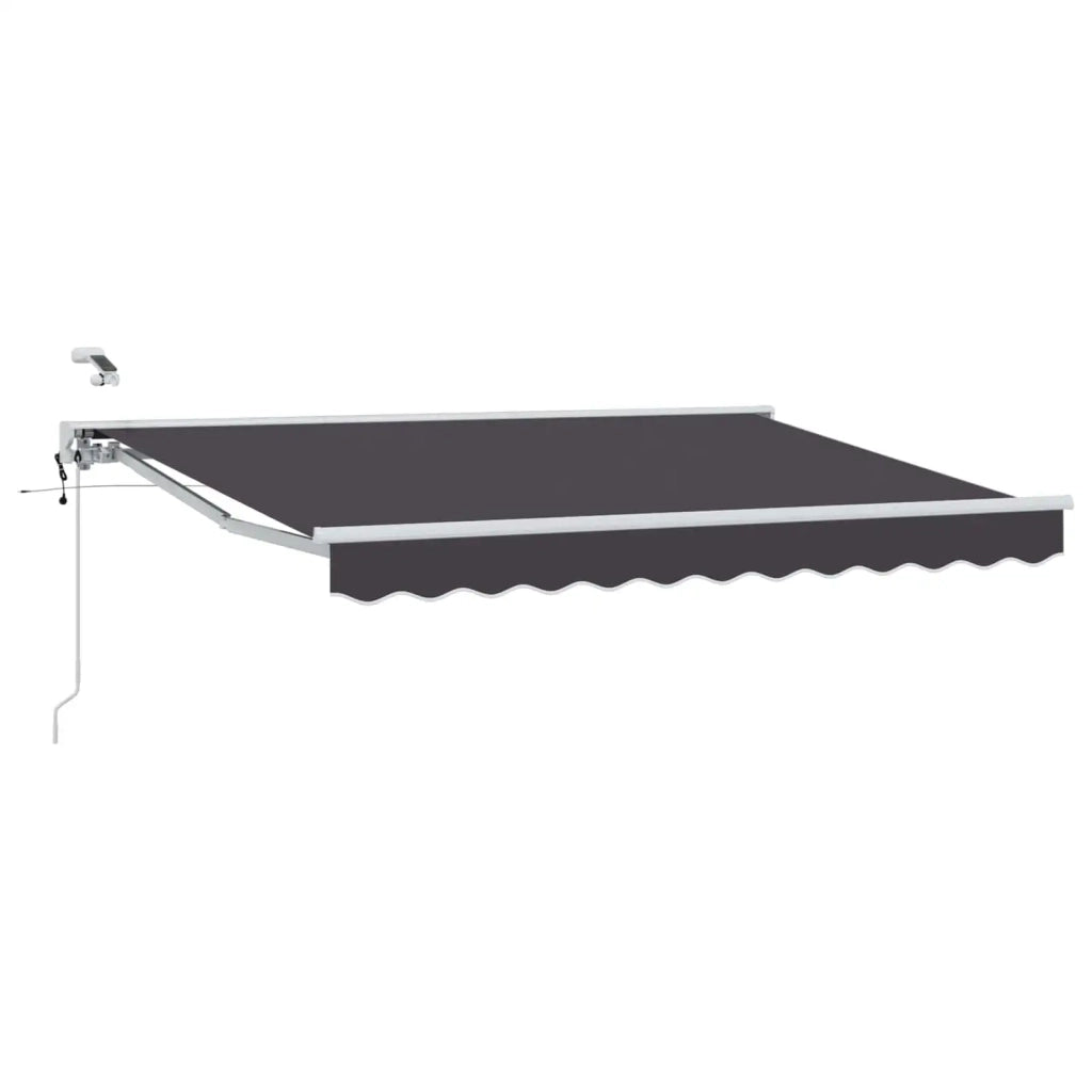 Tettuccio Elettrico Retrattile Antracite e Bianco 2,5 x 2 m 3421240