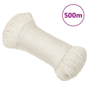 Corda da Lavoro Bianca 8 mm 500 m in Polipropilene 153049