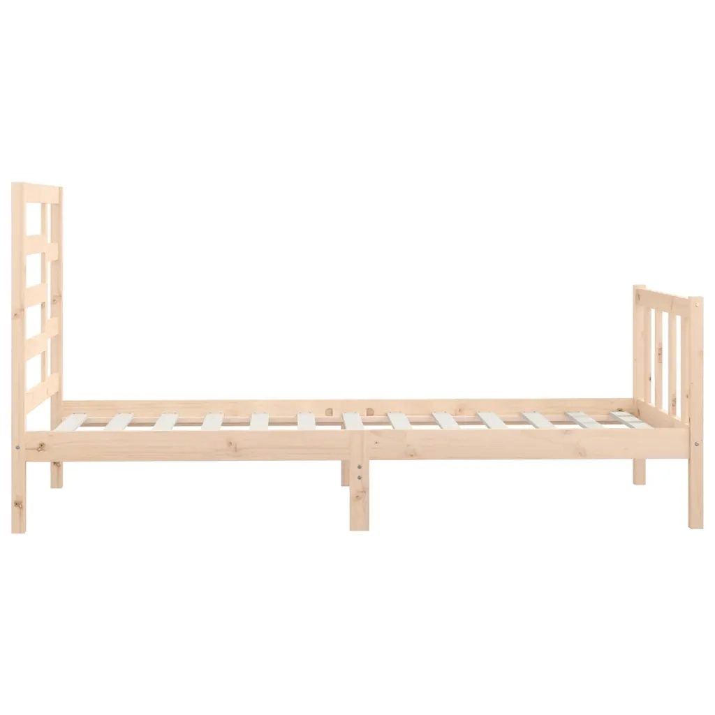 Giroletto senza Materasso-Struttura Letto 100x200 cm in Legno Massello di Pino 361978