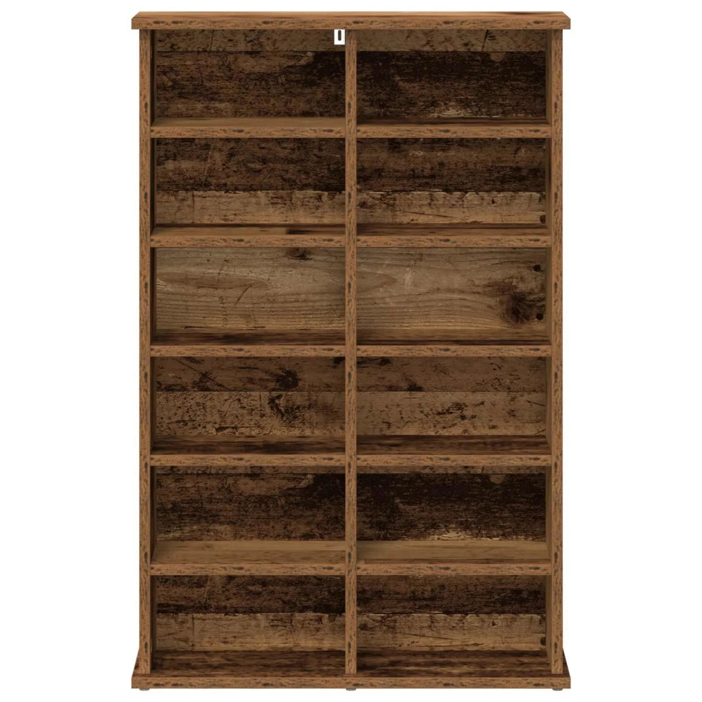 Mobile per CD Legno antico 60 x 17 x 92 cm Legno ingegnerizzato 8012742