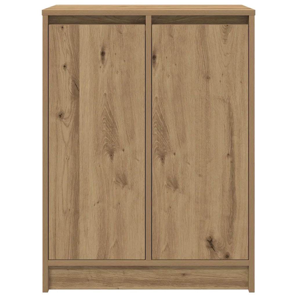Scarpiera Rovere Artigianale 57x34x76 cm in Legno Multistrato