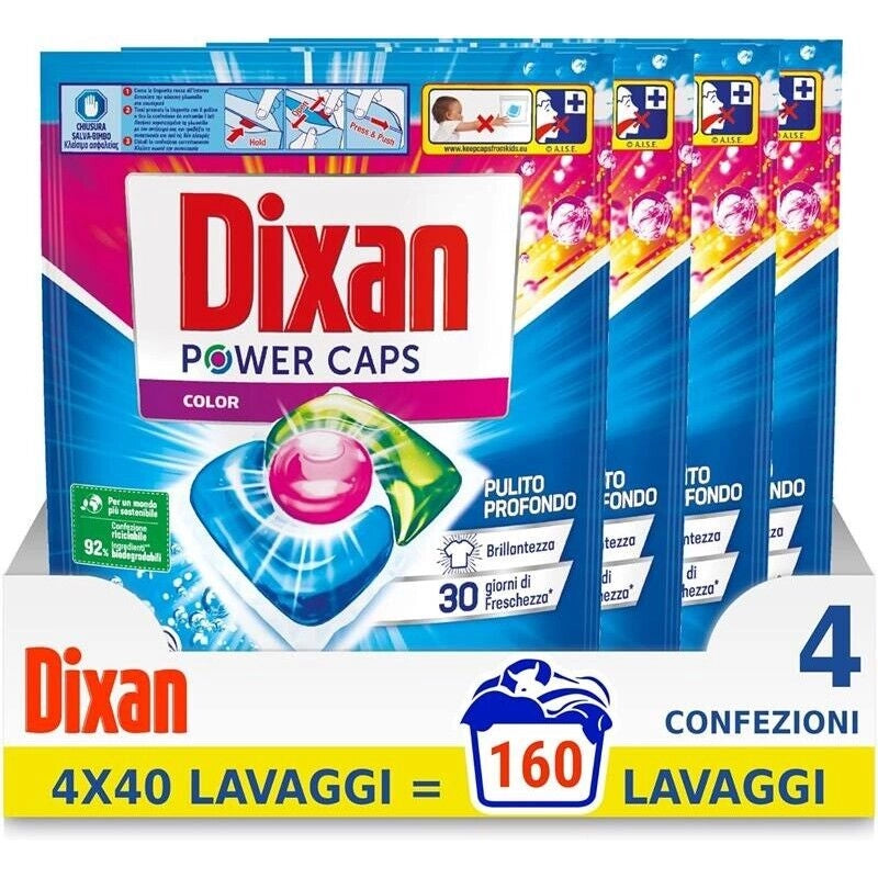 DIXAN POWER CAPS COLOR DETERSIVO LAVATRICE 160 CAPSULE