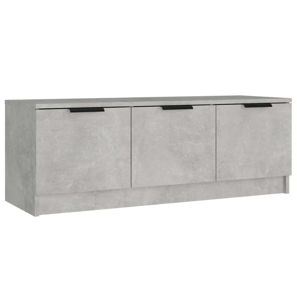 Mobile Porta TV Grigio Cemento 102x35x36,5 cm Legno Multistrato 811362