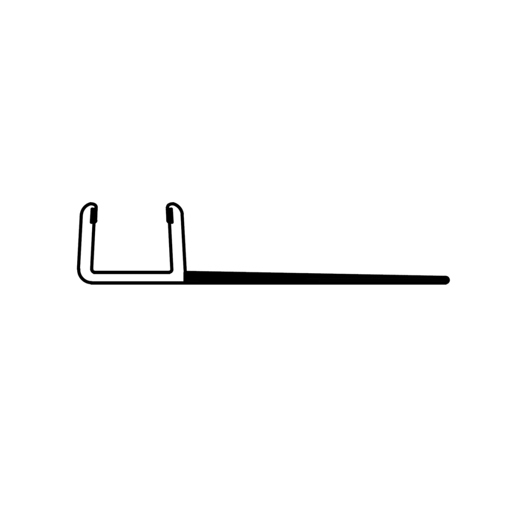 PROFILO GOCCIOLATOIO IN PVC PER CRISTALLI BOX DOCCIA 904 2MT- ESCLU- pezzi 1