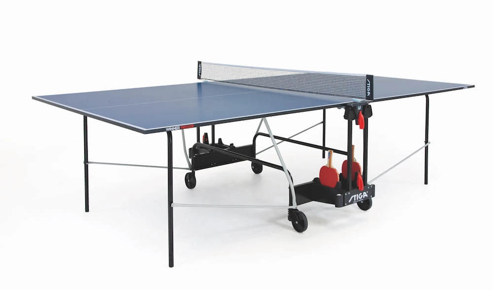 Tavolo da Pin Pong con Piano Blu per Interno Stiga Winner Indoor