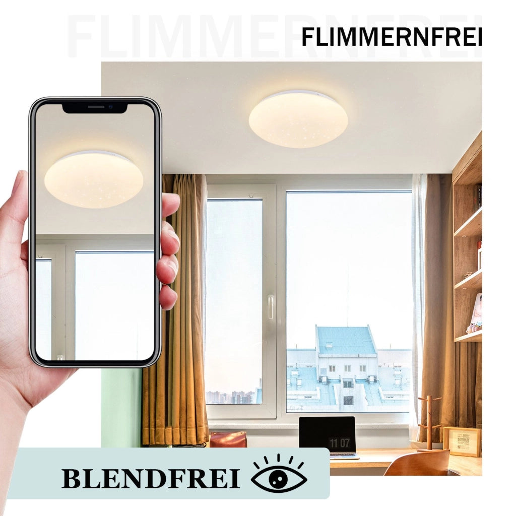 ZMH Lampada da soffitto LED 2 pezzi 5W 3000K bianco caldo per camera cucina corridoio bambino