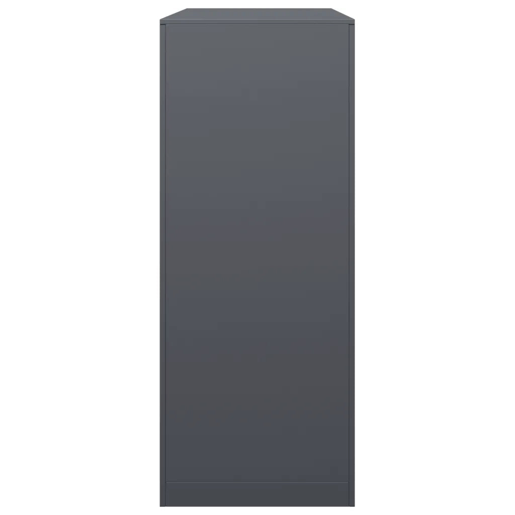 Rastrelliera per Legna da Ardere Antracite 100x40x100cm Acciaio 850970