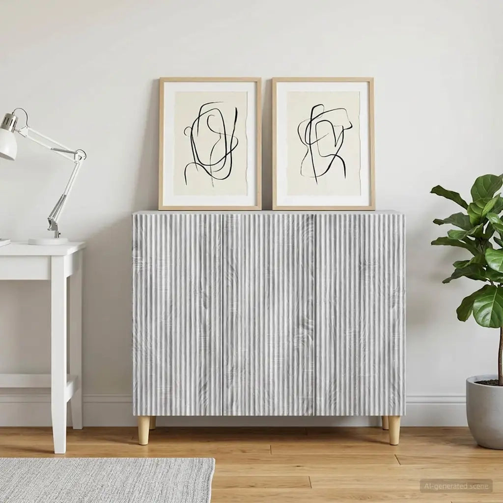 Credenza Grigio Sonoma 89 x 34,5 x 80 cm Legno ingegnerizzato 894651