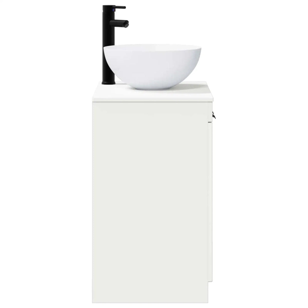 Set di mobili per il bagno Bianco Lucido Legno ingegnerizzato 3404208