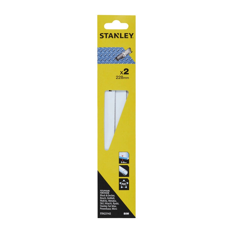 PIRANHA STANLEY STA22142 2 LAME PER SEGA GATTUCCIO- 1,0 pz