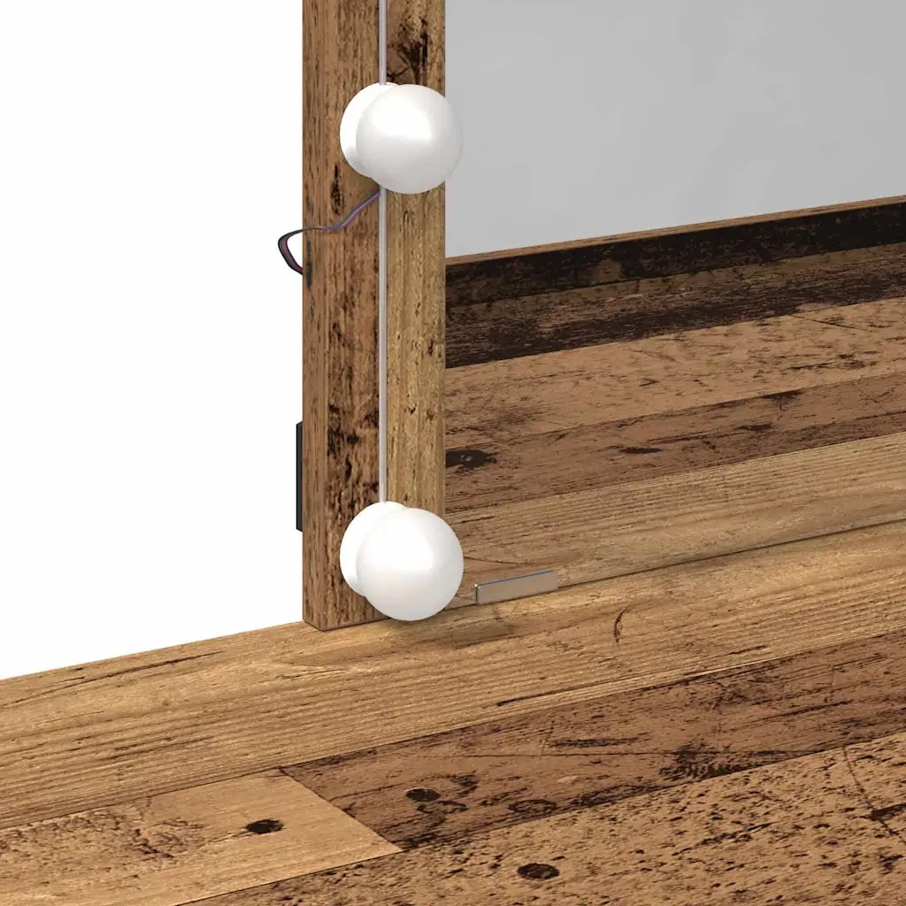 Toeletta | Tavolo da Trucco con cassetto Legno vecchio 100 x 40 x 130 cm