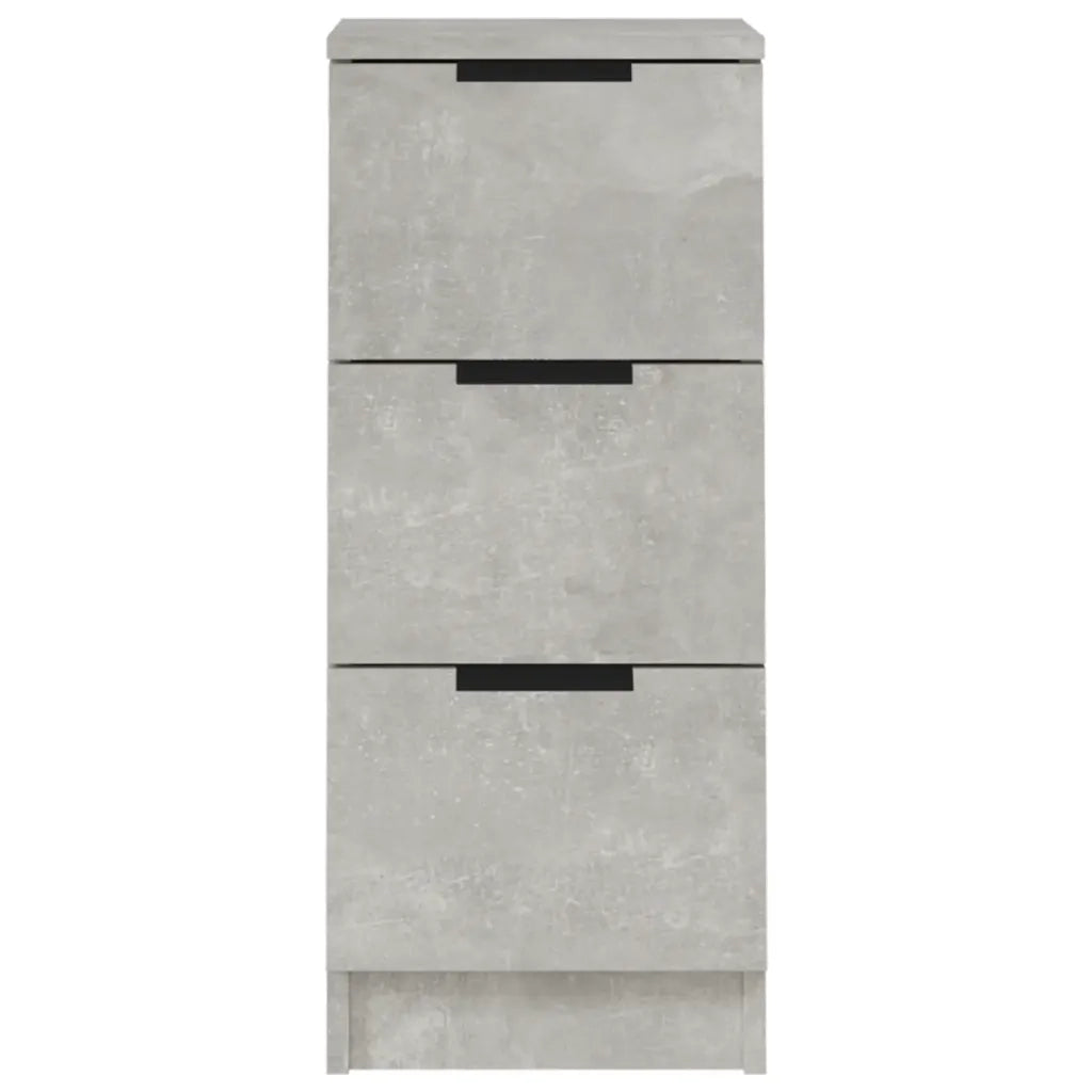 Credenza Grigio Cemento 30x30x70 cm in Legno Multistrato 811159