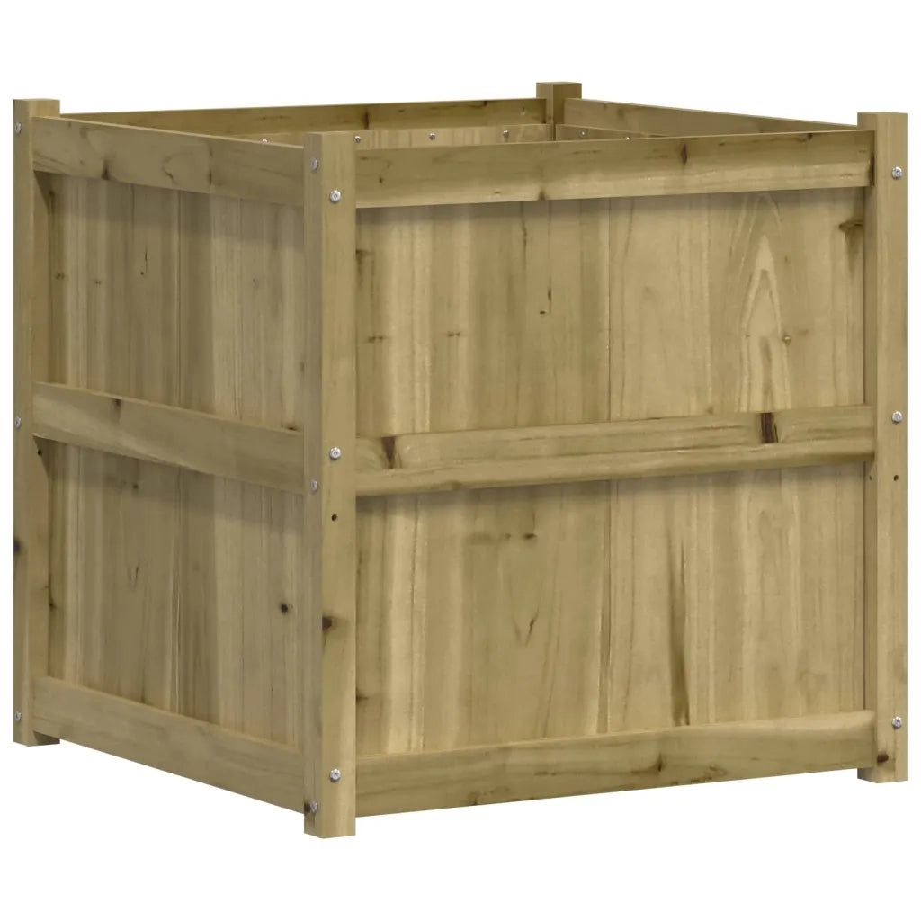Fioriera da Giardino 70x70x70 cm in Legno di Pino Impregnato 837438