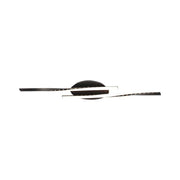 Plafoniera Lampadario LED dal Design Moderno 12W Colore Nero 945*60mm 3000K SKU-7001