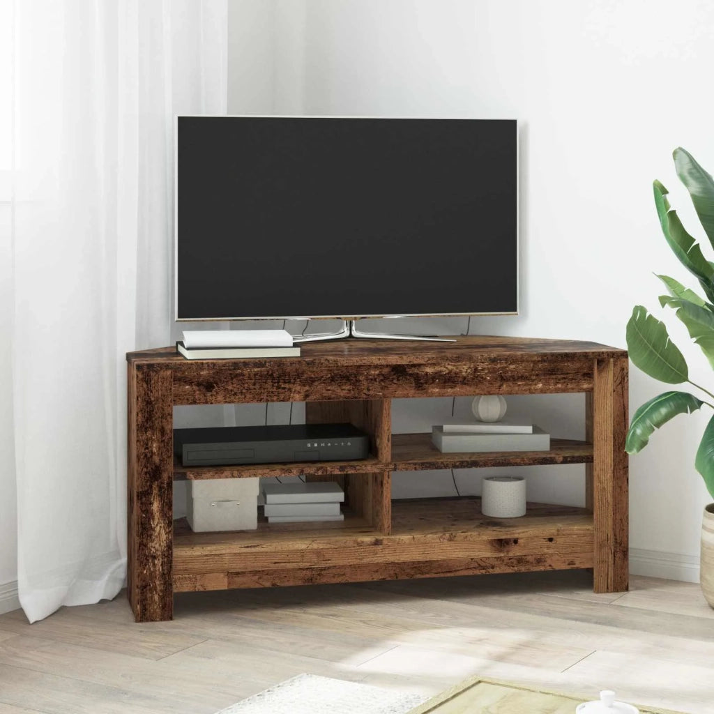 MobileTVAngolare Legno vecchio 102 x 40,5 x 45 cm